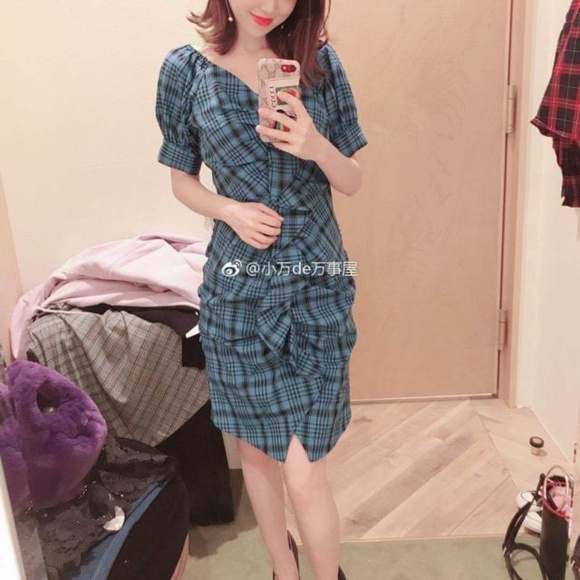 Snidel Ruffle Front Mini Dress - Picture 3 of 8